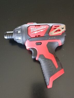 Milwaukee Red and Black Cordless Drill Driver
